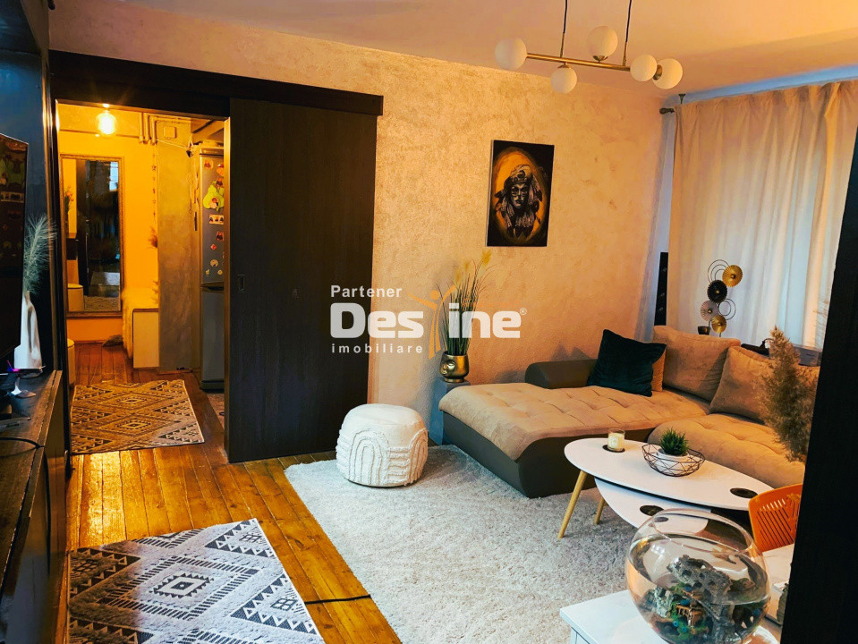 Pacurari- Apartament 2 camere, etaj 1 - Mobilat si utilat 