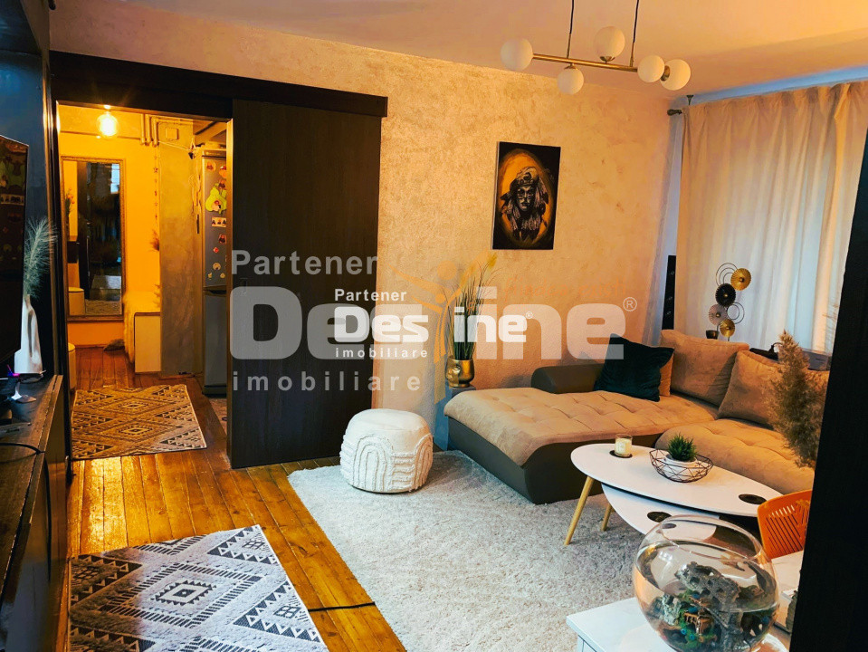 Pacurari- Apartament 2 camere, etaj 1 - Mobilat si utilat 