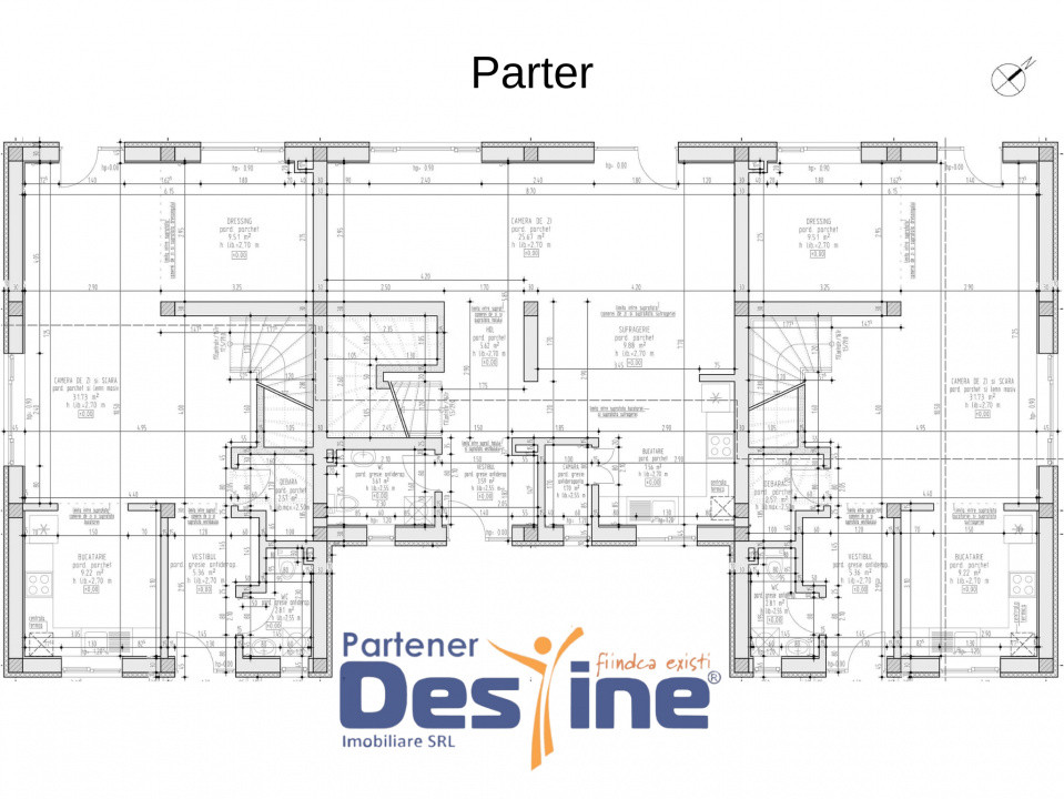 Case moderne tip triplex NZEB de vânzare în Brașov – zona Noua, lângă pădure-lac