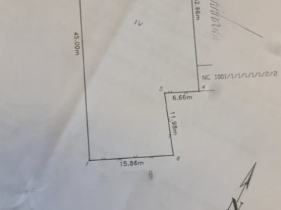 COMISION 0% CUMPARATOR Teren intravilan 900 mp3 toate utilitățile - Vișani