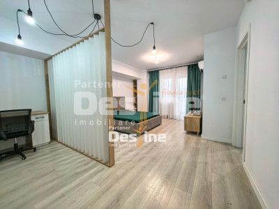 Apartament 1 camera 45 mp mobilat și utilat + loc de parcare