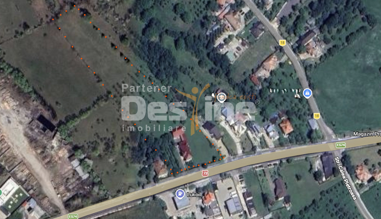 Teren intravilan Valea Mare Pravat 9.915 mp, deschidere DN