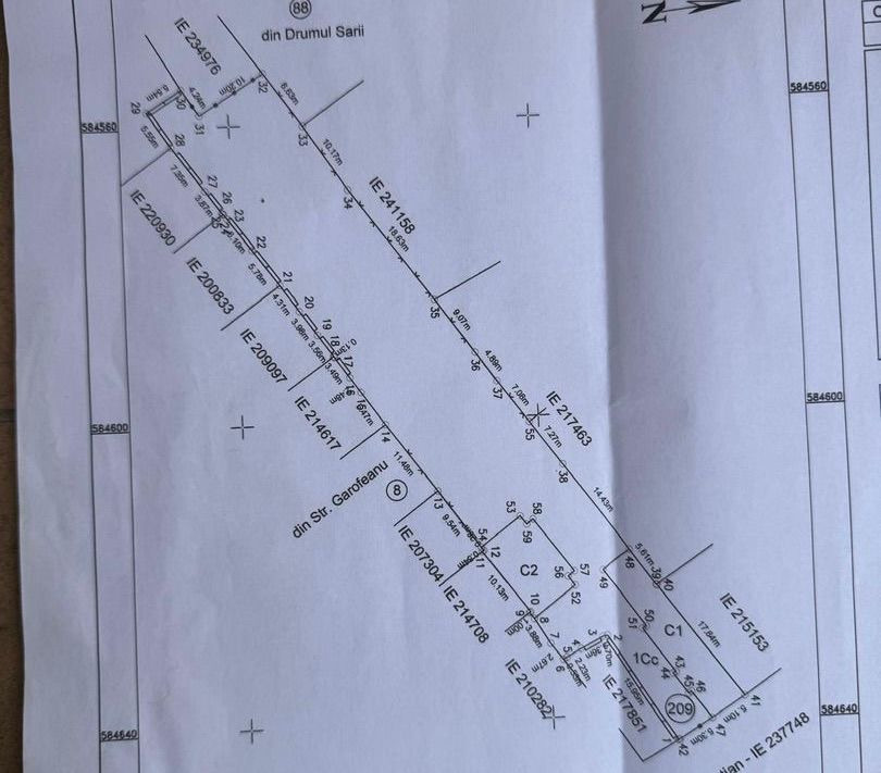 Teren 1553 mp – Oportunitate imobiliară în zonă cu regim P+1 | 1.600.000 euro