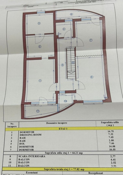 Pipera - Vilă duplex 6 camere și 4 băi 