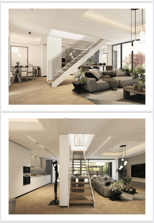 Pipera - Vilă duplex 6 camere și 4 băi 