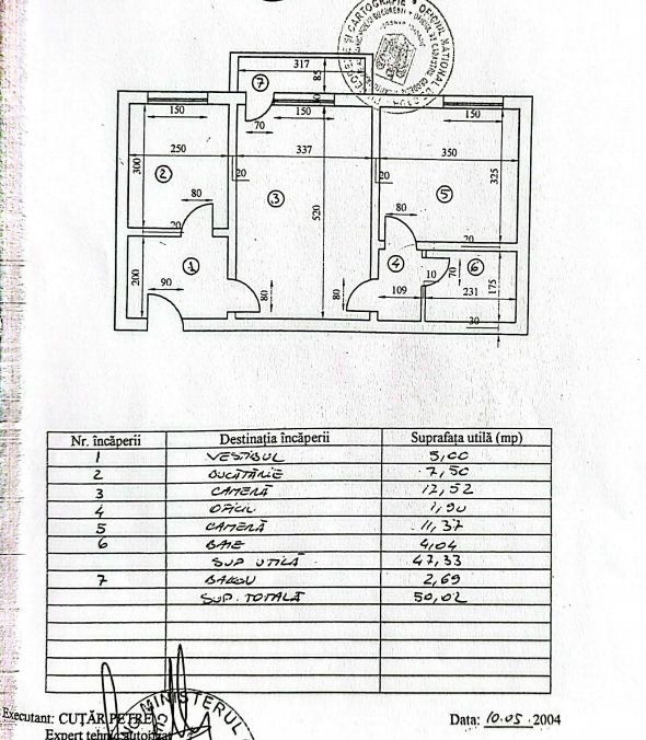 Petre Ispirescu | 2 camere | 50mp | et 9/10 |  centrala proprie | 80.000 euro