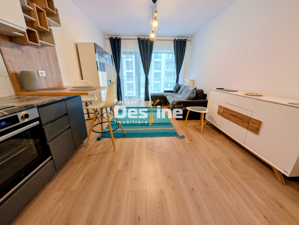 Silk District Apartament 2 camere 51 mp mobila utilat modern parcare boxă liber