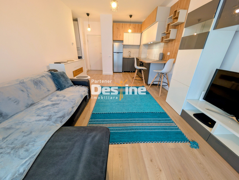 Silk District Apartament 2 camere 51 mp mobila utilat modern parcare boxă liber