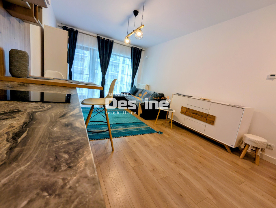 Silk District Apartament 2 camere 51 mp mobila utilat modern parcare boxă liber