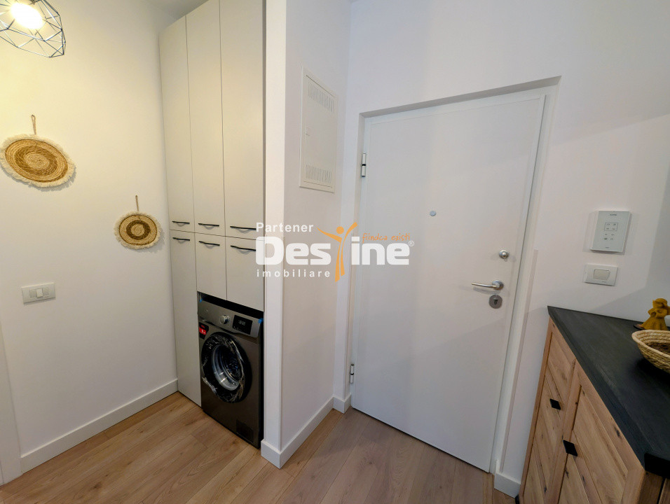 Silk District Apartament 2 camere 51 mp mobila utilat modern parcare boxă liber