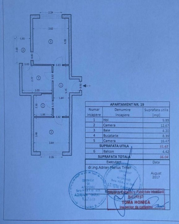 Rahova-Pucheni | 2 camere | 56mp | Parter | bloc nou | 89.000 euro
