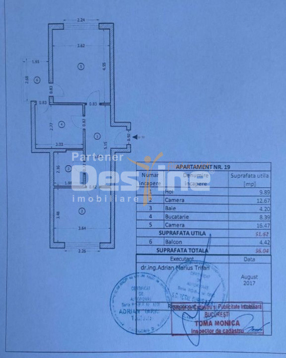 Rahova-Pucheni | 2 camere | 56mp | Parter | bloc nou | 89.000 euro