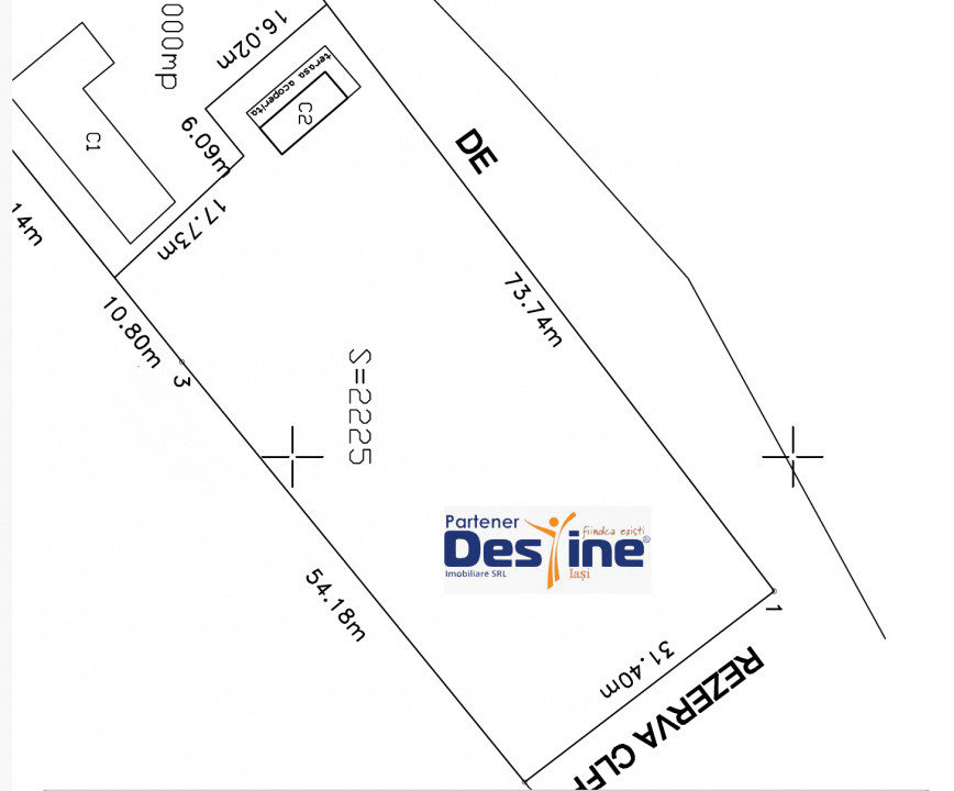 COMISION 0% - Teren intravilan cu 2 iazuri populate – 2225 mp Mogoșești