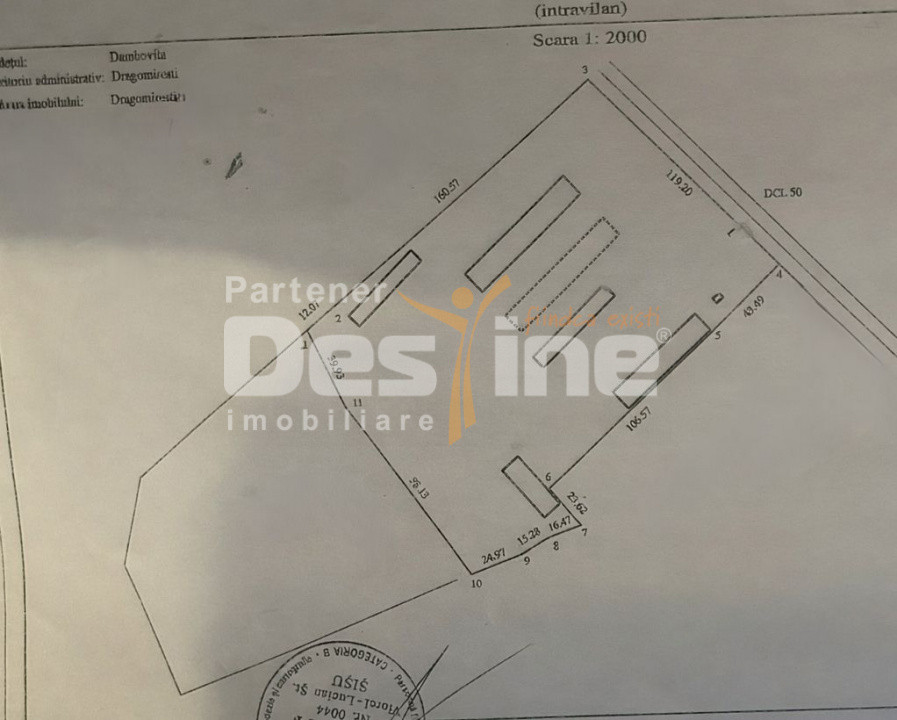 Teren cu potențial industrial și logistic – DN72A, Dragomirești, jud. Dâmbovița