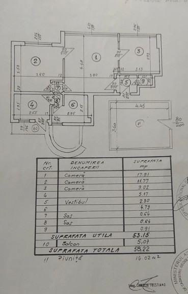 Tineretului | 3 camere | et 2 | 58mp + boxa + curte comuna | 125.000 euro