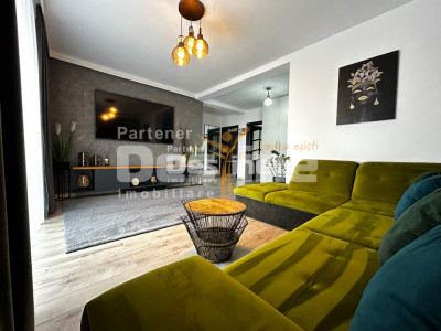 Apartament 3CD mobilat utilat complet 72MP 2 balcoane parcare+boxa Valea Lupului