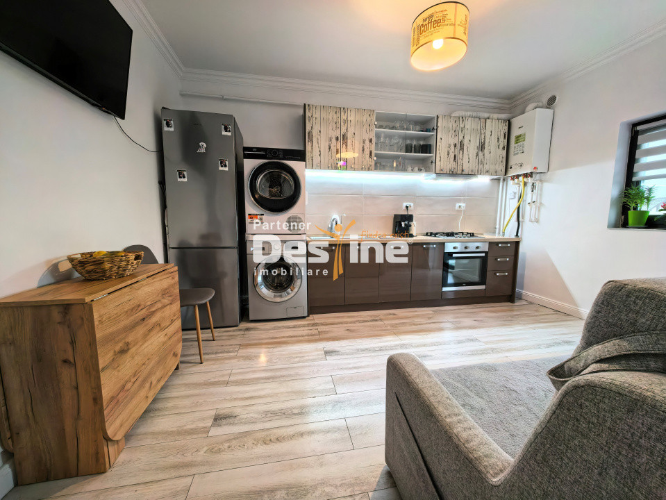 Comision 0% Apartament 1 camera 41 mp mobilat utilat + loc de parcare intabulat