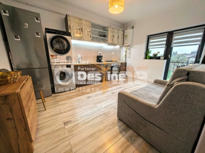 Comision 0% Apartament 1 camera 41 mp mobilat utilat + loc de parcare intabulat