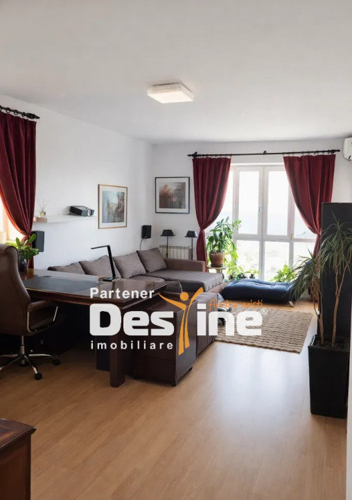 Apartament 2 camere,58 mp complet mobilat 