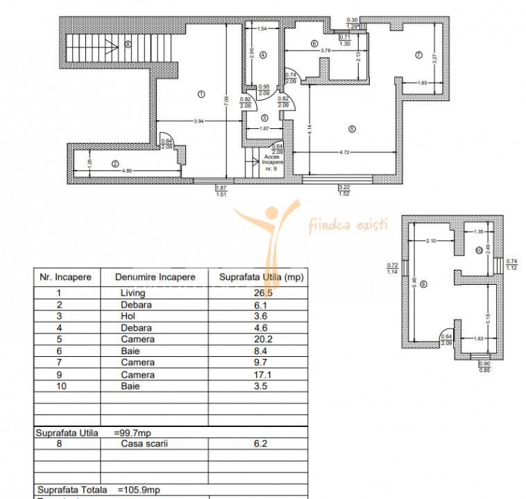 Domenii-1 Mai I Apartament Exclusivist pe 2 Niveluri I Garaj I Terasă 