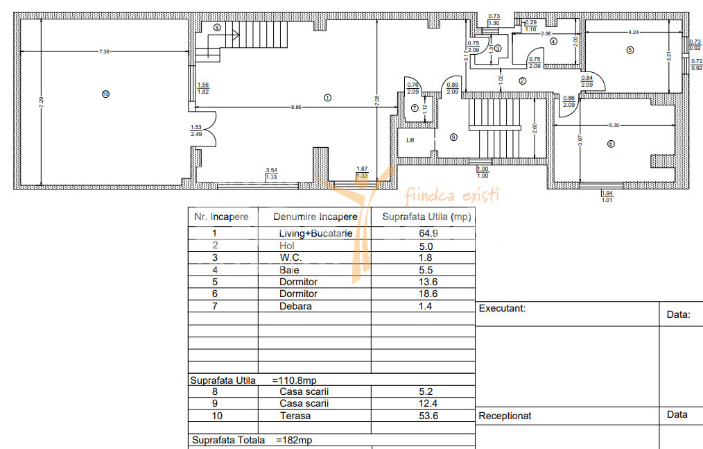 Domenii-1 Mai I Apartament Exclusivist pe 2 Niveluri I Garaj I Terasă 