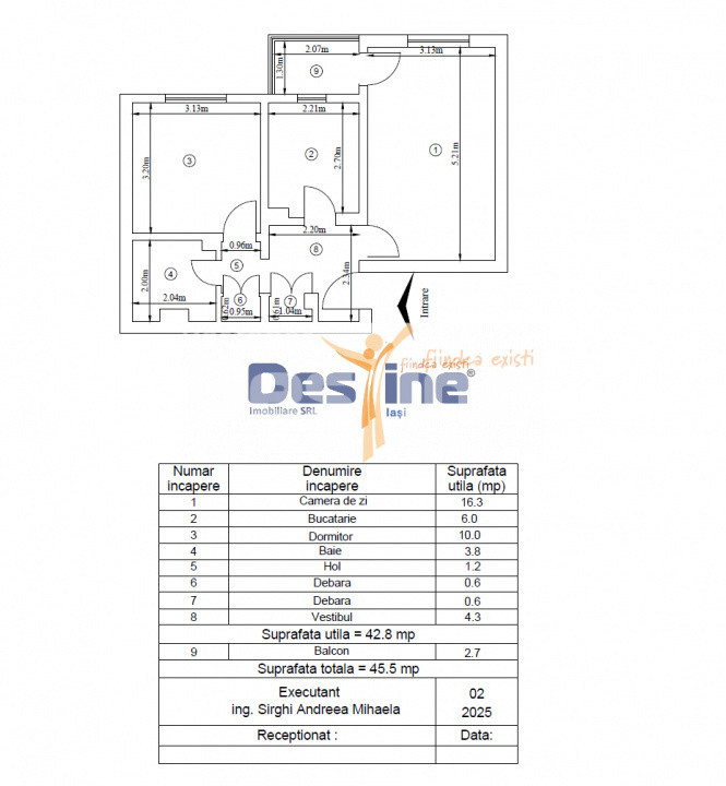 DACIA, APARTAMENT 2 CAMERE, 111.900 EURO
