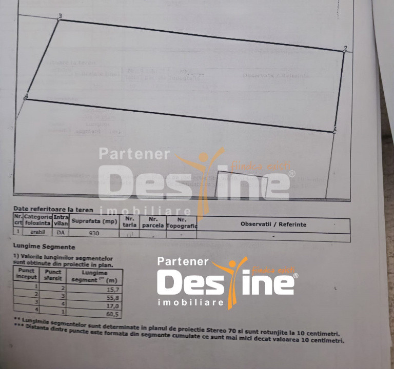 TEREN intravilan MIROSLAVA -Balciu , 930 MP, 89.900 EURO