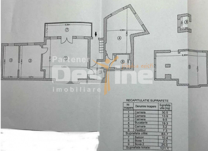 Parcul Cismigiu | Apartament 4 camere in vila interbelică | Terasa