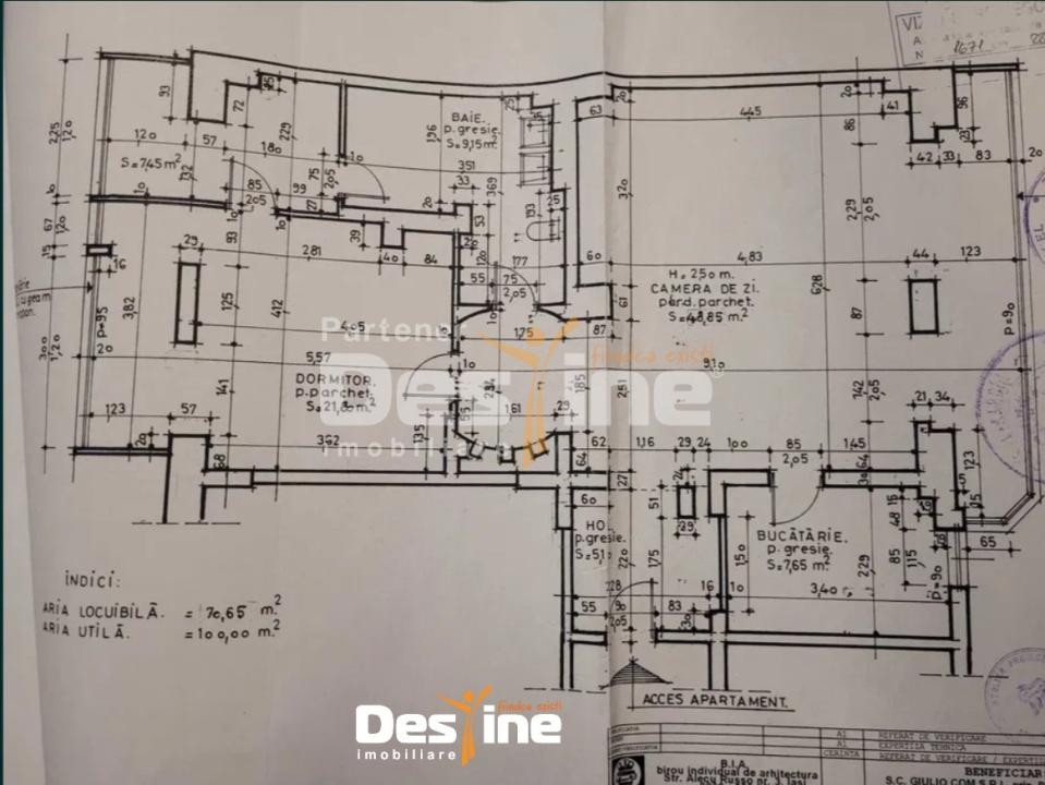 COMISION 0% Nicolina - Apartament 2 camere OPEN SPACE 100 mp