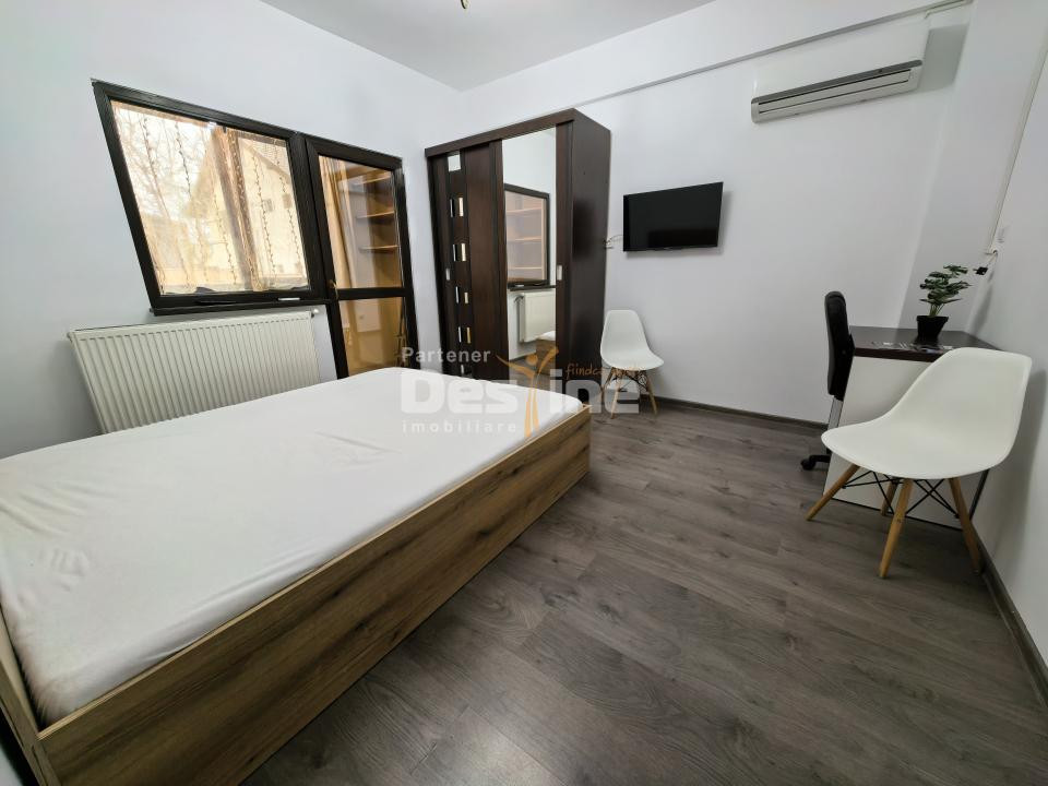 Apartament 3 camere 66 mp mobilat, cu balcon, gradina și loc de parcare subteran
