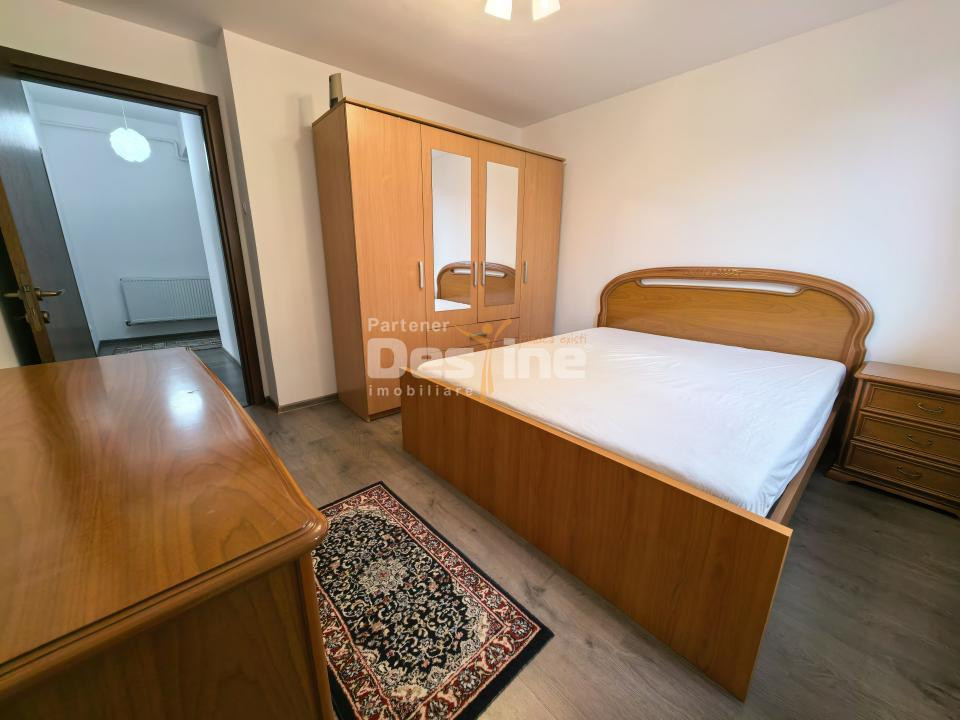 Apartament 3 camere 66 mp mobilat, cu balcon, gradina și loc de parcare subteran
