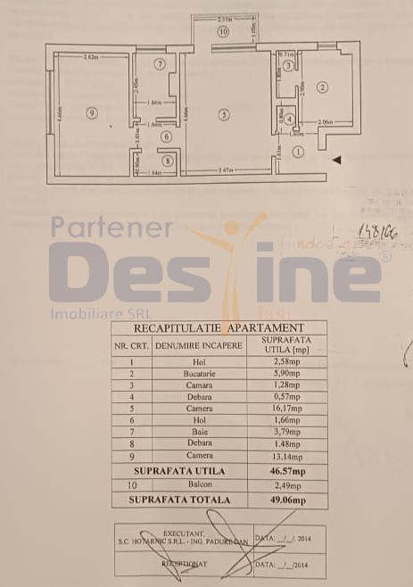 Exclusivitate - Apartament 2 camere 49 mp PARTER, fără risc - Podu Roș
