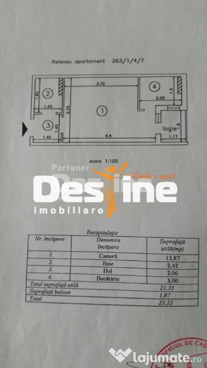 GALATA, Garsoniera , 24 MP