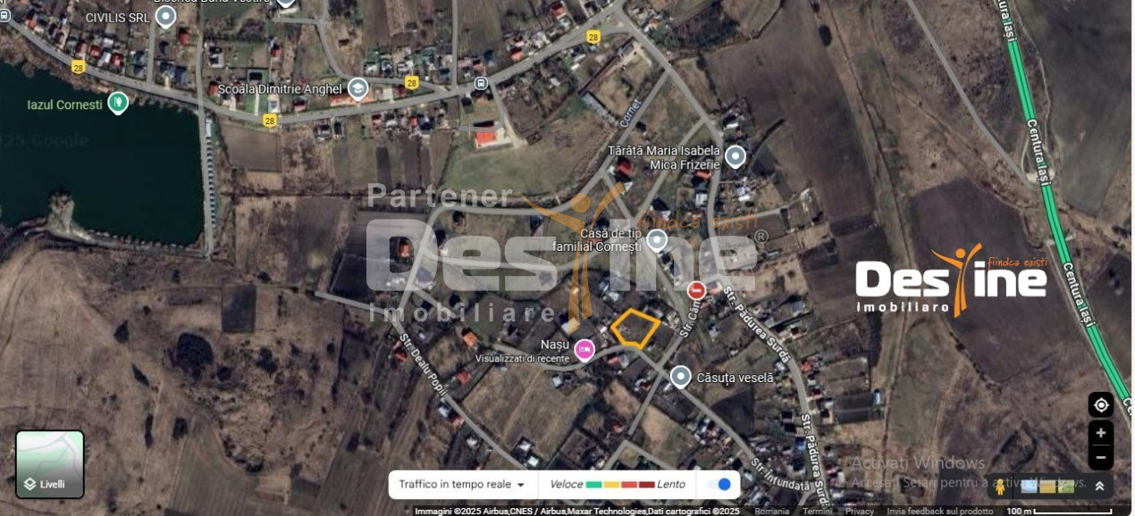  Comision 0%, Cornesti, Miroslava, Teren 1943 mp,  81.606 euro