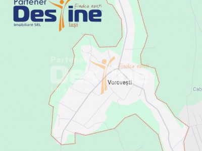 Teren intravilan 1550mp , Vorovesti-Miroslava