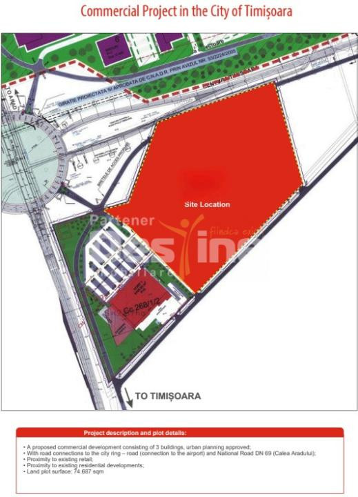 Teren intravilan I Pozitionare strategica in rond cu 2 deschideri I Timisoara