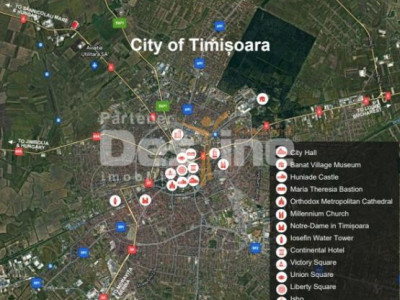 Teren intravilan I Pozitionare strategica in rond cu 2 deschideri I Timisoara