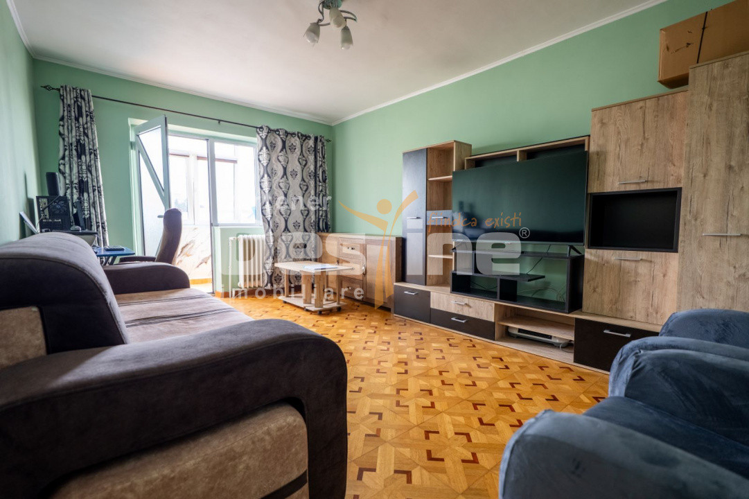 Apartament 2CD 50,3mp + balcon zona centrala Podu de Fier 