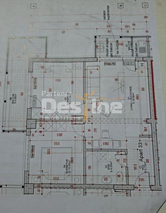 Dream Residence | 3 camere | 63mp | et 5 | loc parcare | 100.000 euro