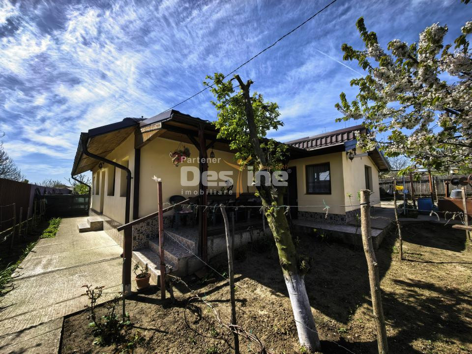 Casă 4 camere plan parter cu beci și anexe + 720 mp curte 