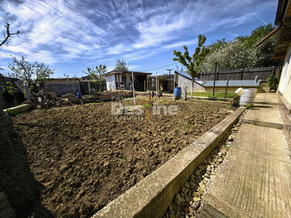 Casă 4 camere plan parter cu beci și anexe + 720 mp curte 