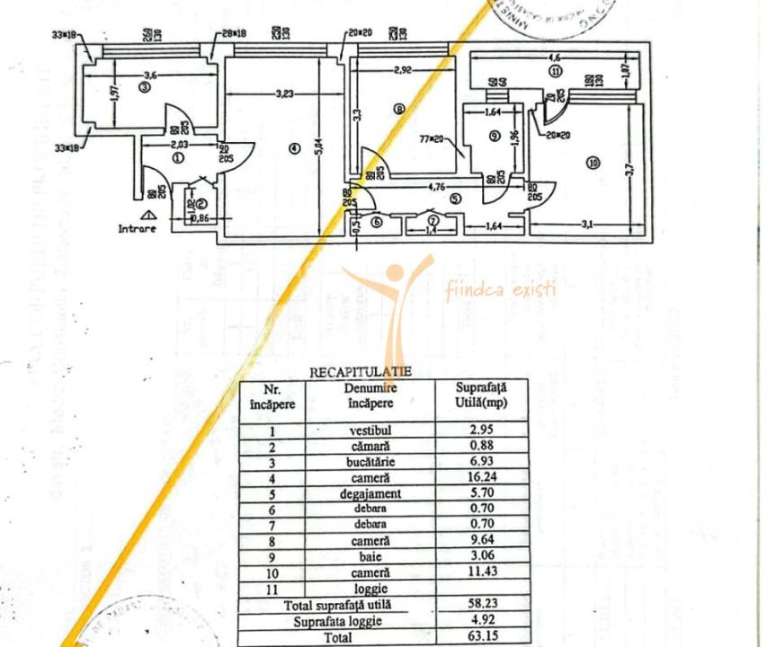 Apartament 3 camere semidecomandat in apropierea statiei de metrou Iancului
