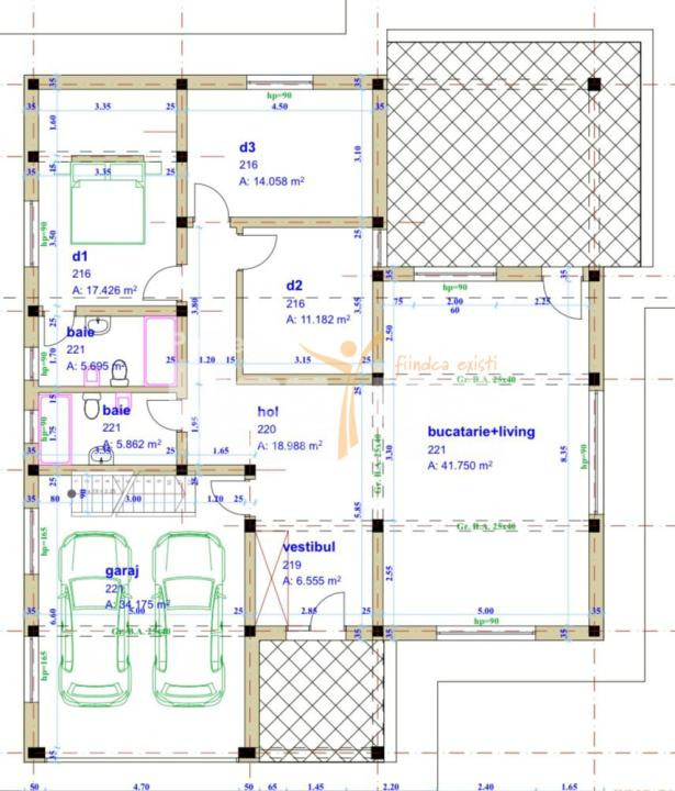 BÂRNOVA - Casă individuală P+POD, 156 mp + 1000 mp teren
