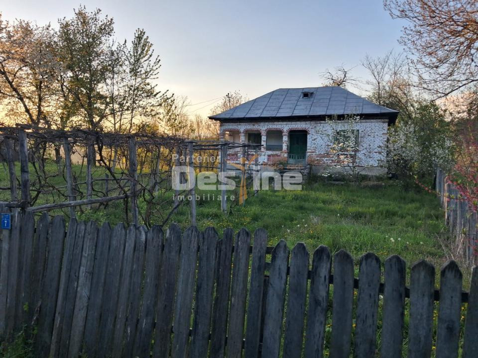 Casă bătrânească cu teren 1150 mp, vie și livadă – Șerbănești, Păușești, Vâlcea