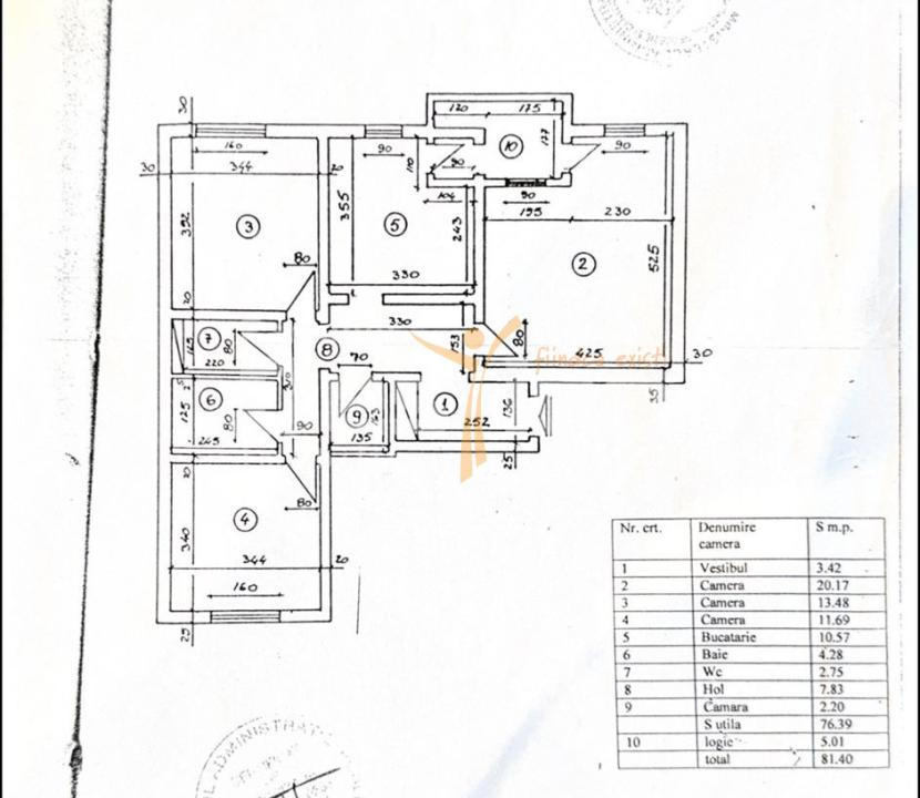 13 Septembrie-Drumul Sării | 3 camere | 82mp | et 2/4 | mobilat | 203.500 euro