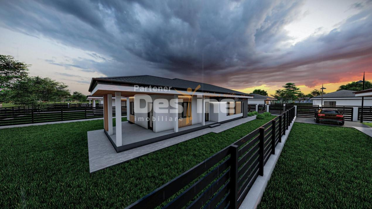 Casa  individuala, plan parter, 108 mp 