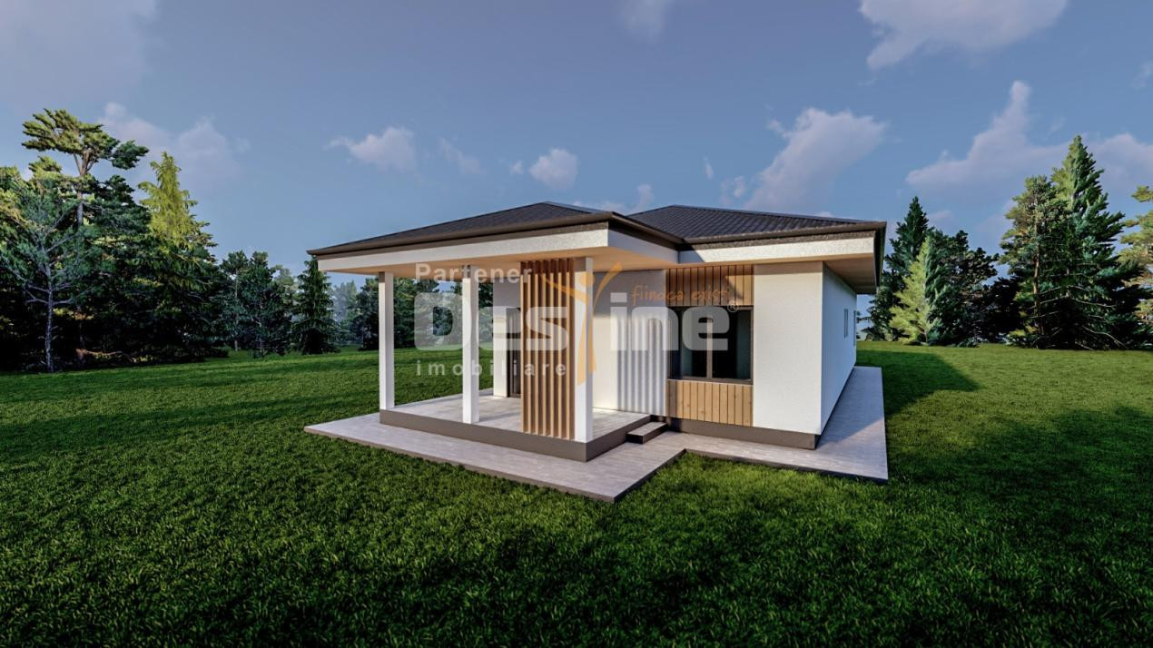Casa  individuala, plan parter, 108 mp 