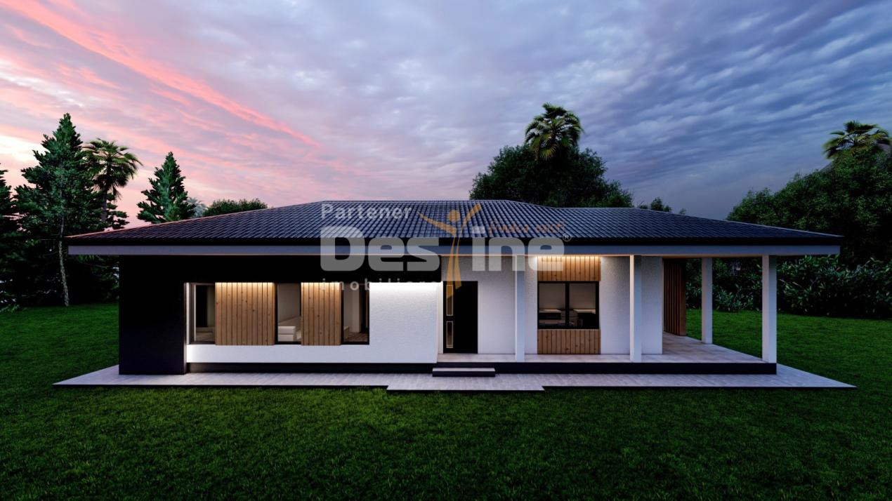 Casa  individuala, plan parter, 108 mp 