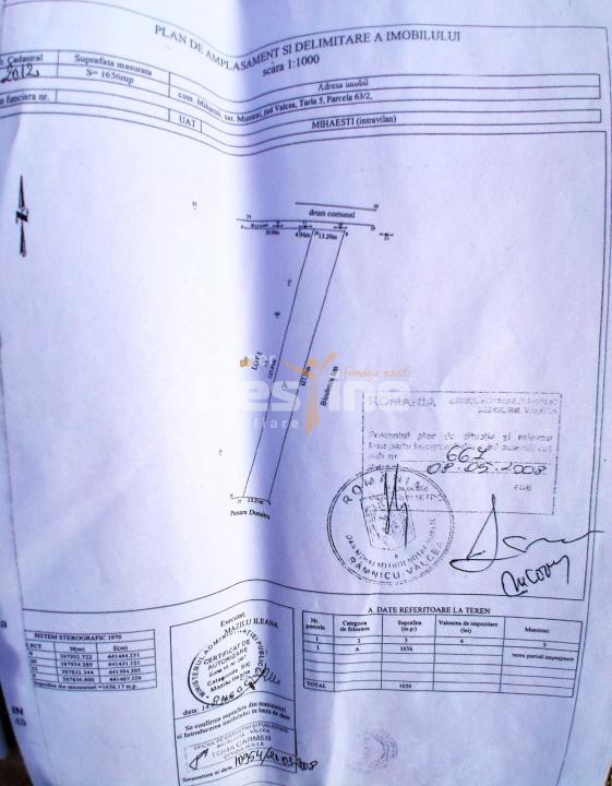 Teren intravilan excelent pentru investiție/comercial în Mihăești – DN64