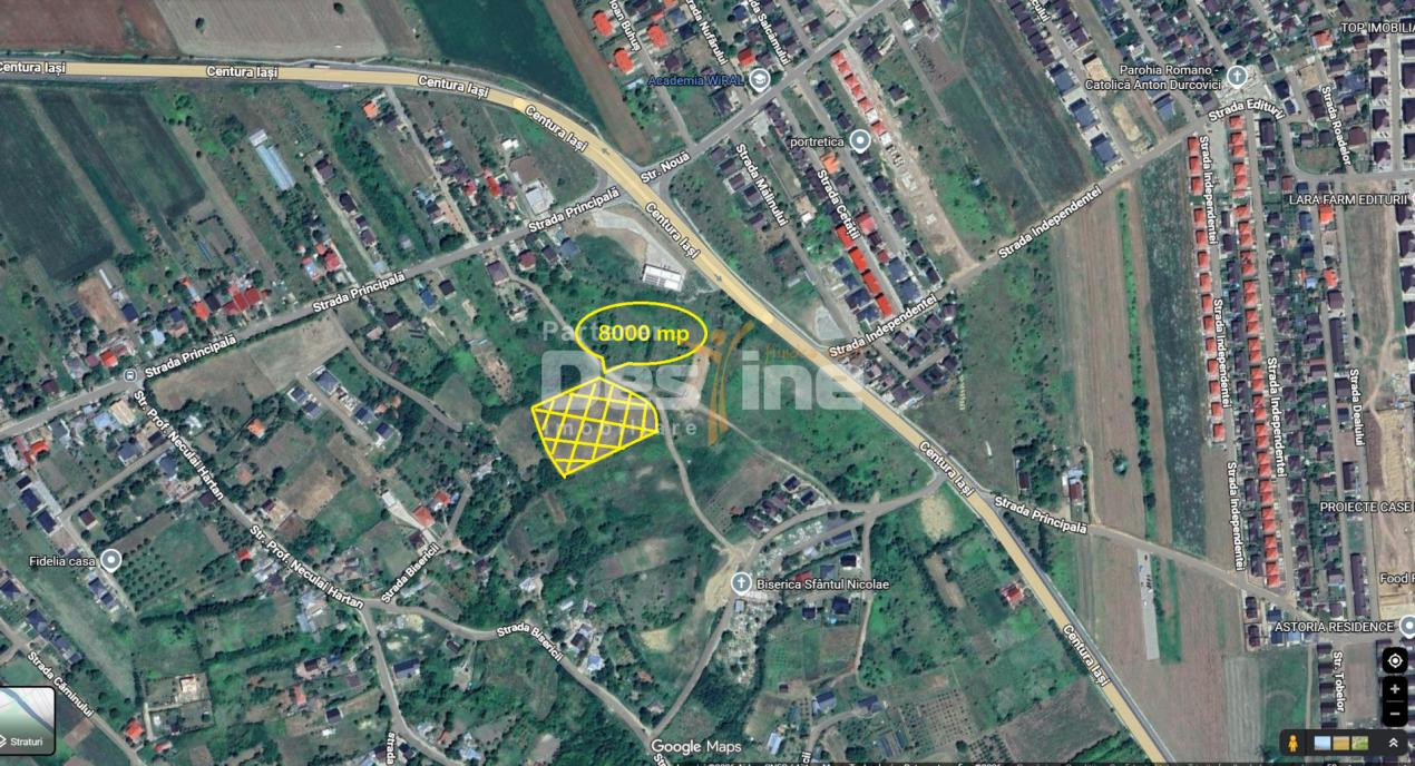 Teren compact intravilan 8000 mp vedere spre Lac, utilități